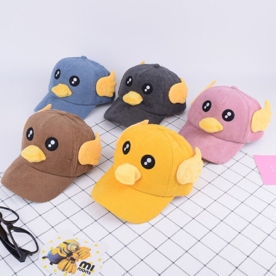 Yiwu Selection new corduroy baby cap for boys and girls Korean version baby sun sun sun sun shade baseball cap for children thumbnail