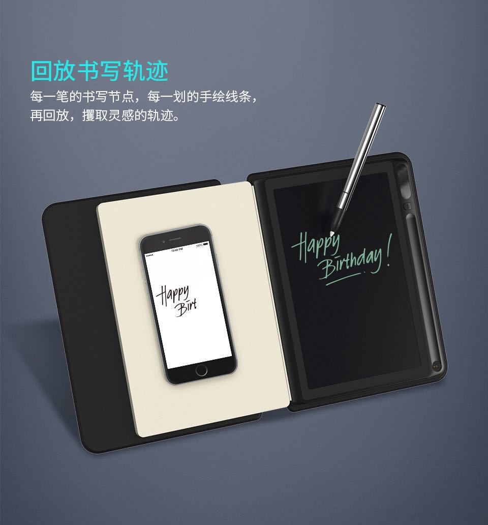 Factory direct sales: Easy-to-write smart cloud notebook, repeatable writing notebook, wireless Bluetooth transmission, APP saving/national trend product Application Scenario