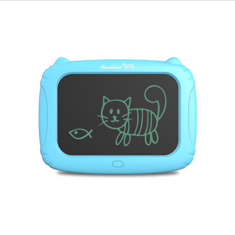 Good Writing 10.5-inch cartoon cat style drawing board, children's LCD drawing hand-drawing board, color handwriting doodling erasable board details Picture