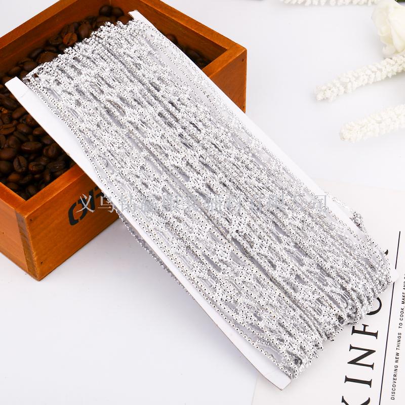 2019 单条银色菱形仿钻 线钻 排钻 饰品配件服装辅料