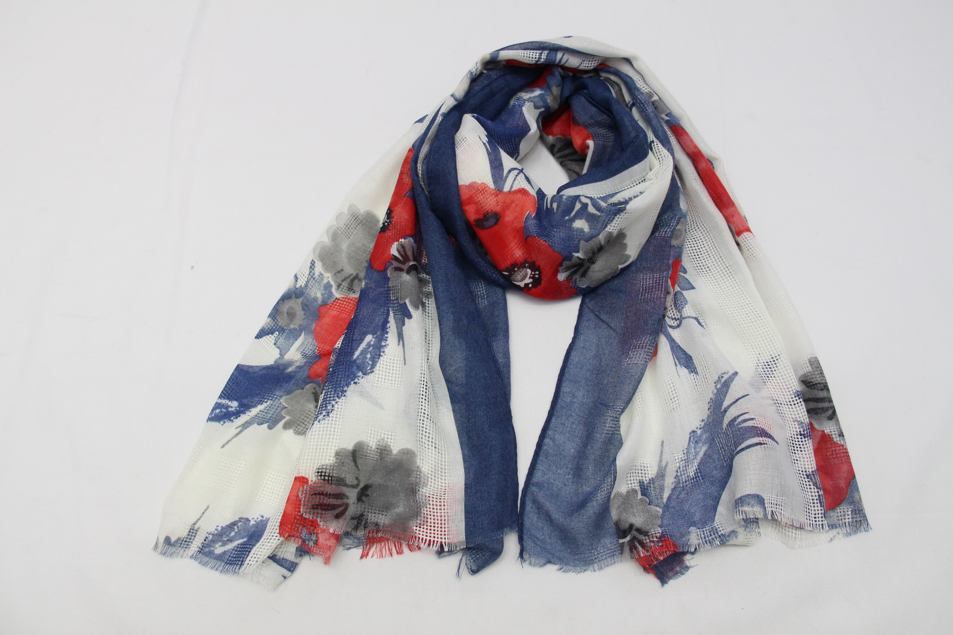 Cross-Border Hot Mesh Printed Scarf For Women Sunscreen Shawl Dual Use Silk Scarf For Women Foreign Trade