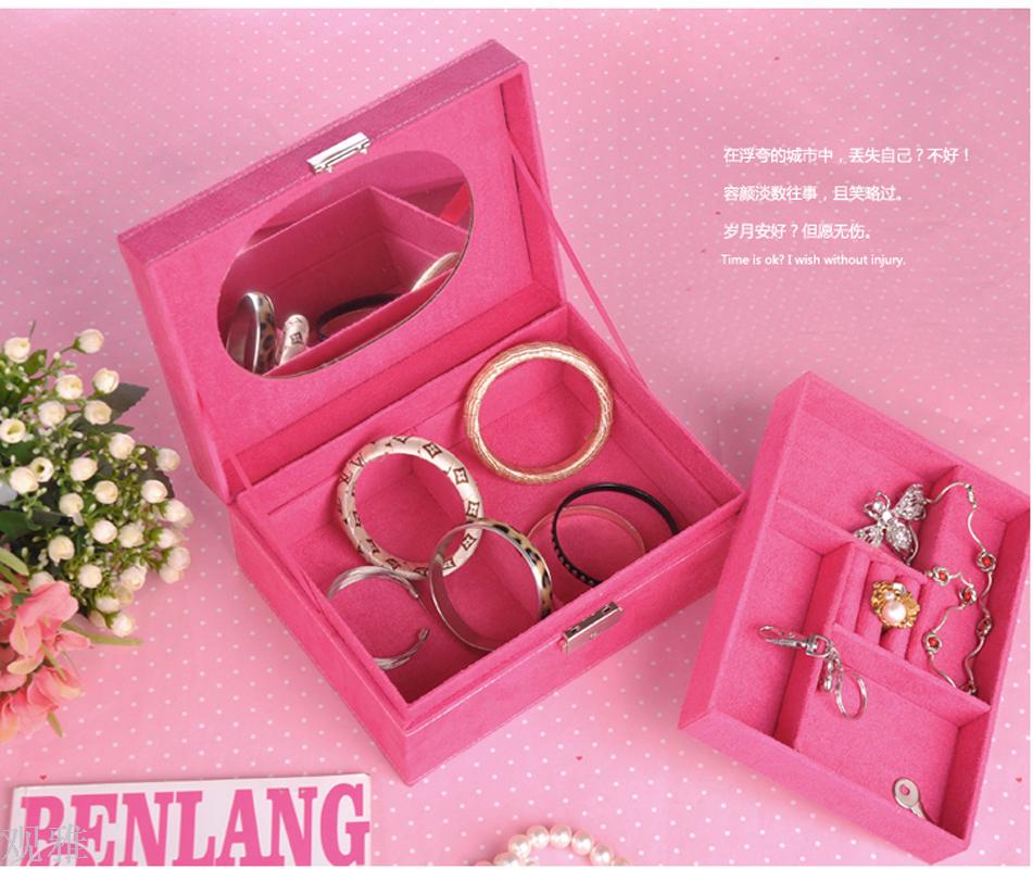GUANYA Velvet Chinese Knot Jewelry Box Velvet Jewelry Box Jewelry Box