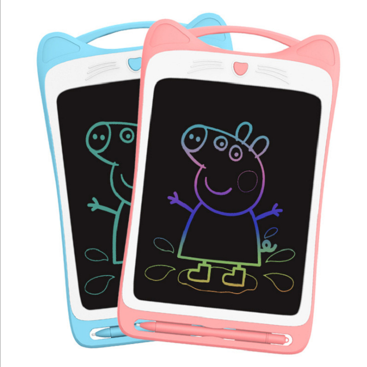 Good Write 8.5-inch color screen LCD handwriting tablet, radiation-free teaching all-in-one machine, cartoon big face cat doodle drawing board Application Scenario
