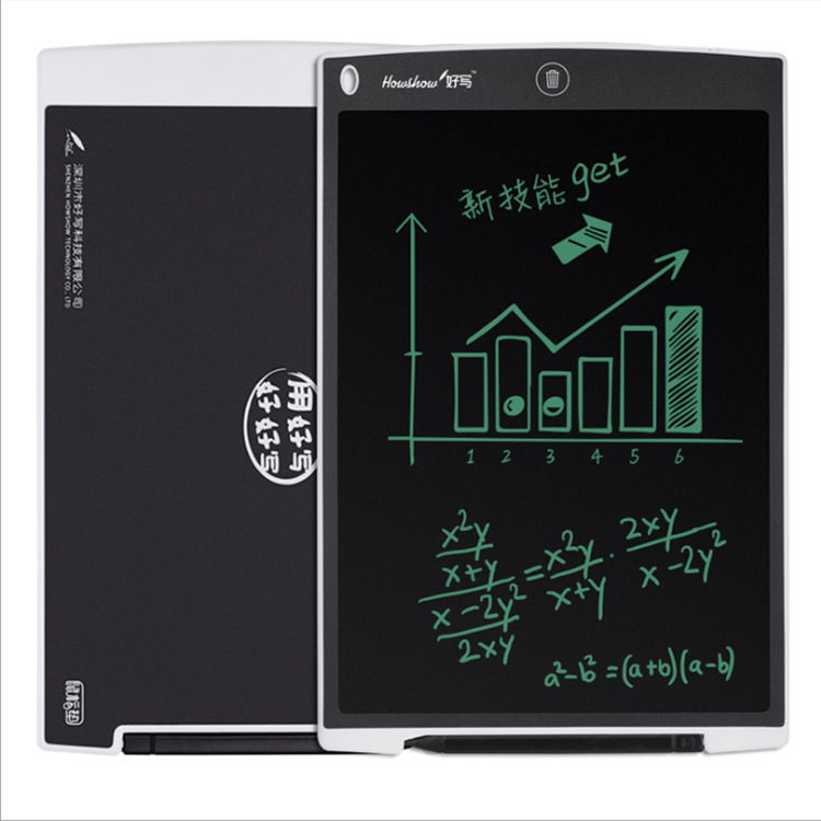Factory direct sales: 12-inch light-energy blackboard LCD liquid crystal creative handwriting board, children's early education graffiti drawing board details Picture
