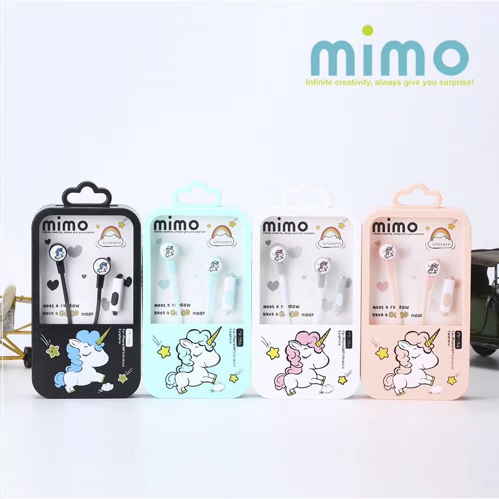 Unicorn Headphones, earplugs, ear hooks, Unicorn Mimo headphones, MI356 Girls' headphones details Picture