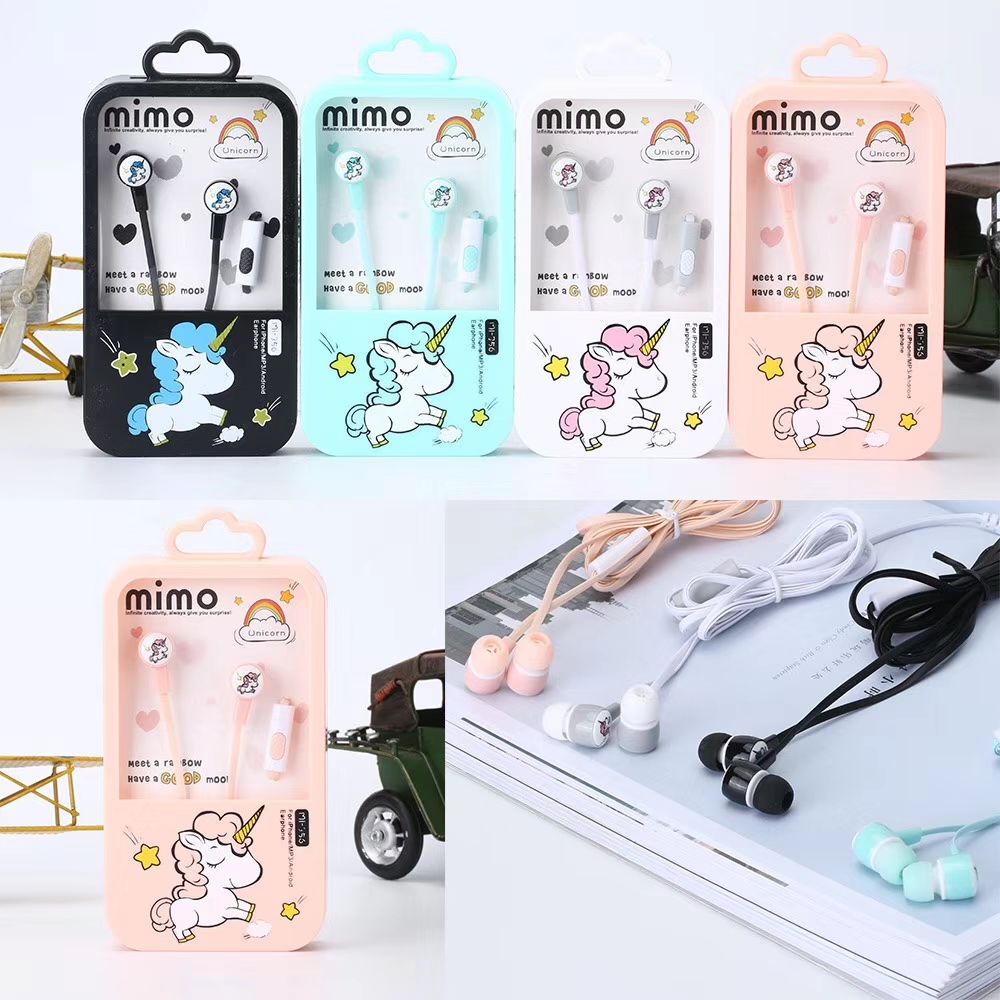 Unicorn Headphones, earplugs, ear hooks, Unicorn Mimo headphones, MI356 Girls' headphones Application Scenario