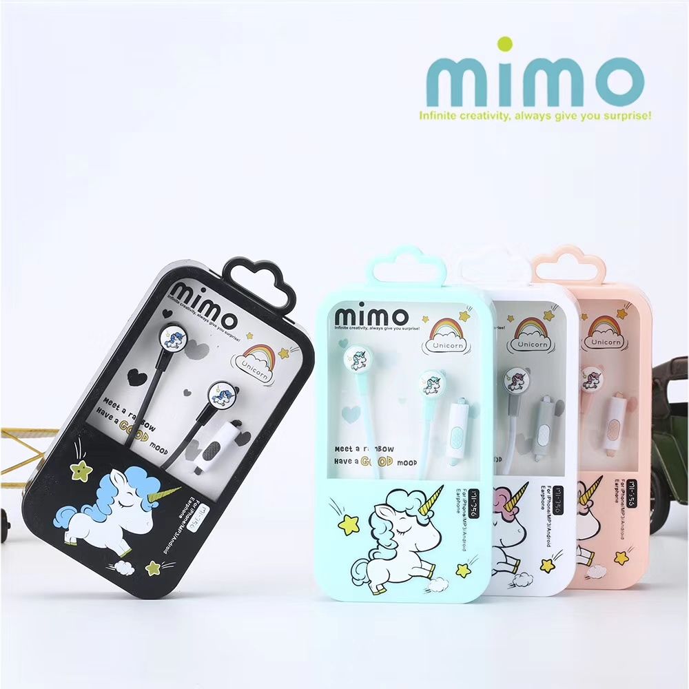 Unicorn Headphones, earplugs, ear hooks, Unicorn Mimo headphones, MI356 Girls' headphones Specification image