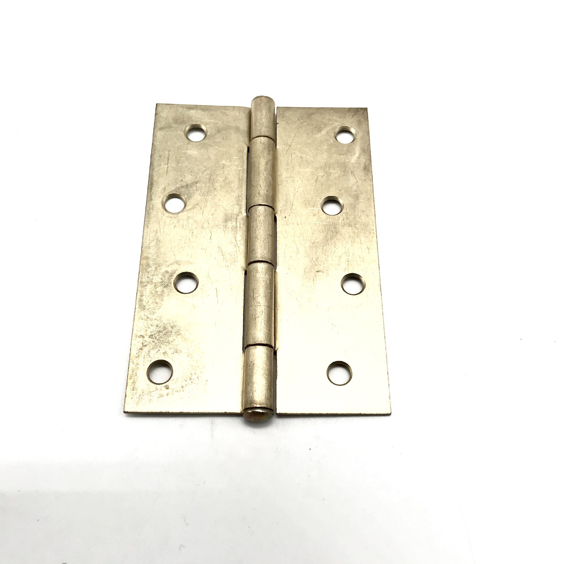 Cabinet door hinges, 4-inch gold-plated iron head, come with two sets of eight screws