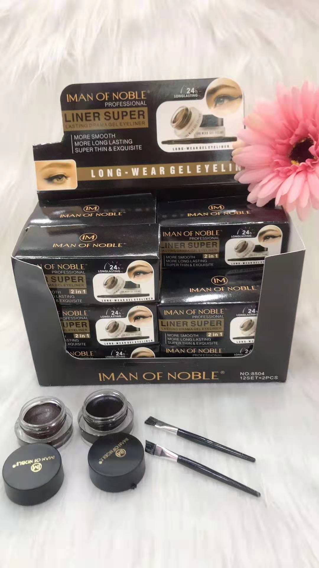 2019年新款化妆品彩妆IMAN OF NOBLE 品牌染眉膏套装 厂家直销