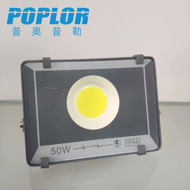 LED明月新款COB投光灯 200W泛光灯 投射灯防水户外工程照明灯详情图5