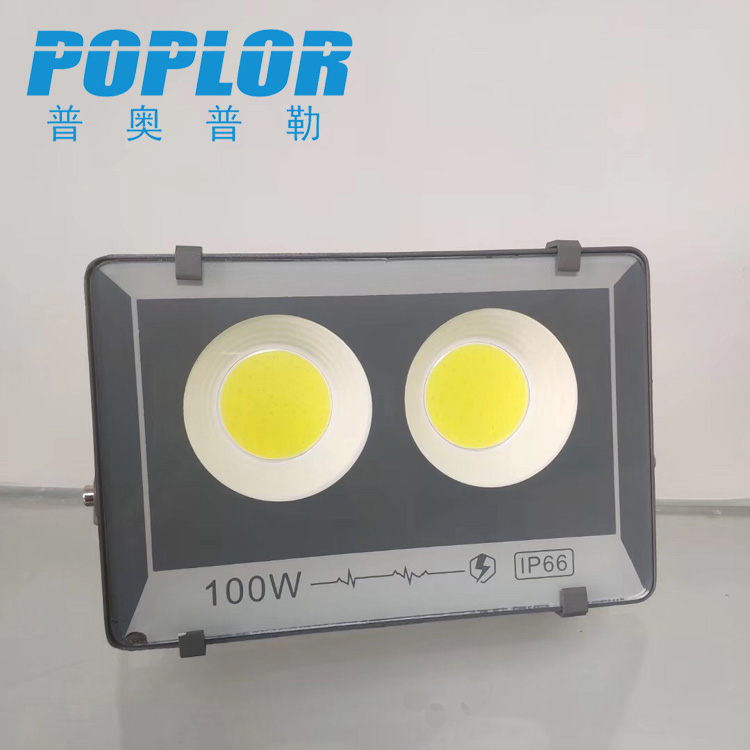 LED明月新款COB投光灯 200W泛光灯 投射灯防水户外工程照明灯详情图4