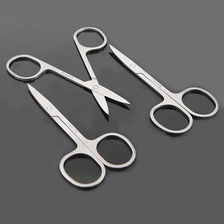 Stainless steel beauty eyebrow scissors, eyebrow shaping scissors A, double eyelid tape scissors, beauty scissors small tools Specification image
