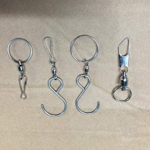 供应工艺风旋挂钩/金属风转吊钩/广告牌转钩 不锈钢轴承小挂钩