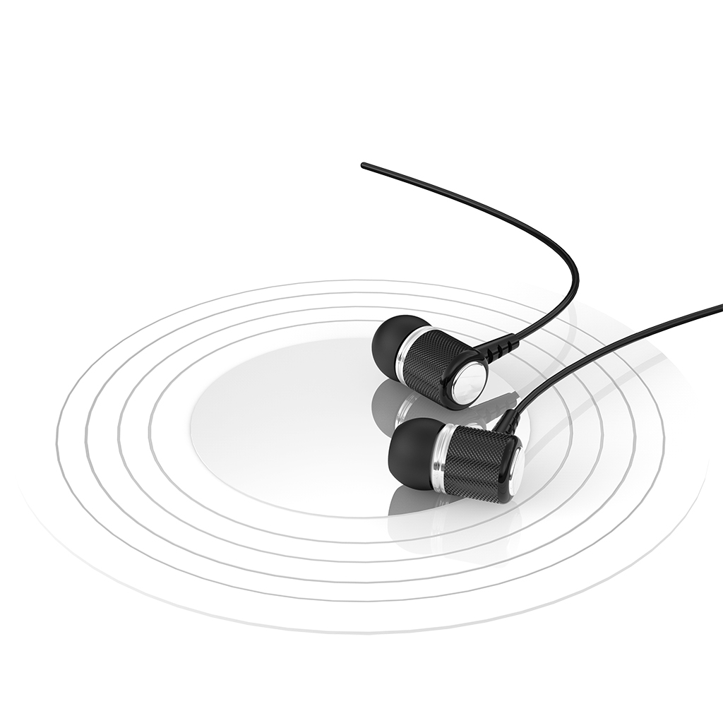 Close-up of the internal structure of the headset