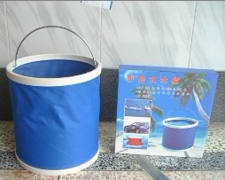 Manufacturers wholesale outdoor fishing bucket multi-functional portable folding bucket fishing bucket washing tools car washing machine