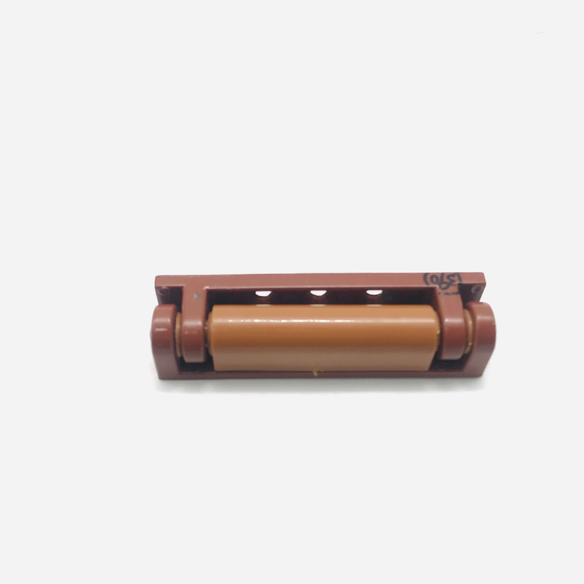 Zinc Alloy Coffee-Colored Cabinet Door, 8 Cm Double-Sided Hinge, Aluminum Alloy Plastic Specification drawing