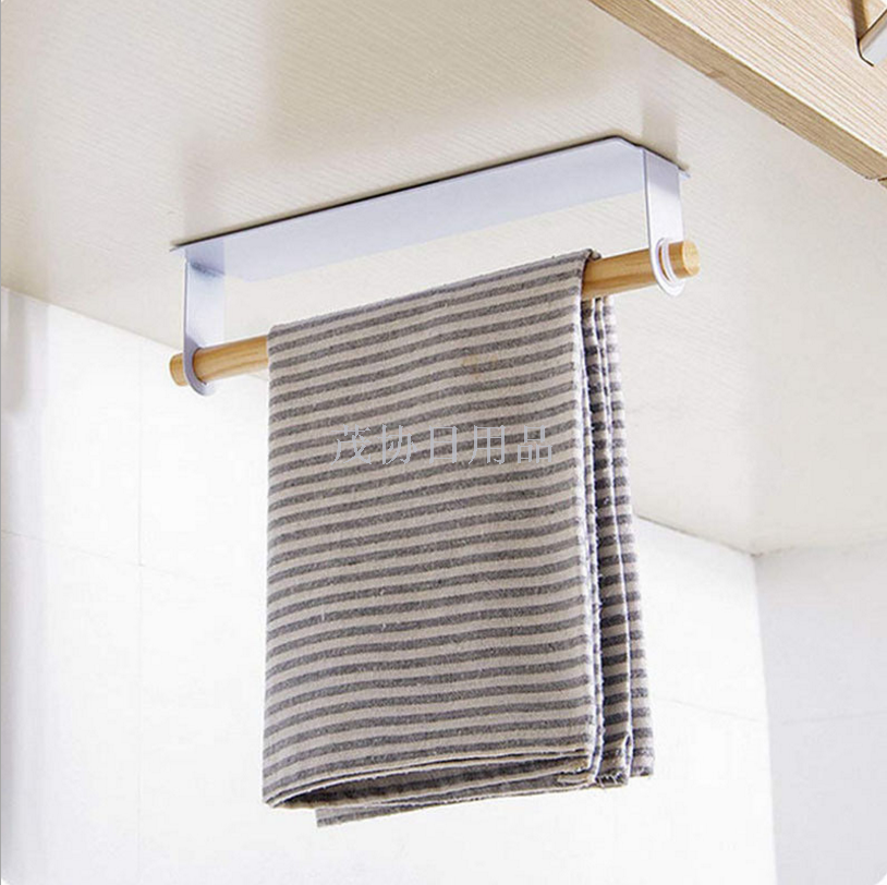 Modern painting simple style paper roll without hole kitchen paper towel rack