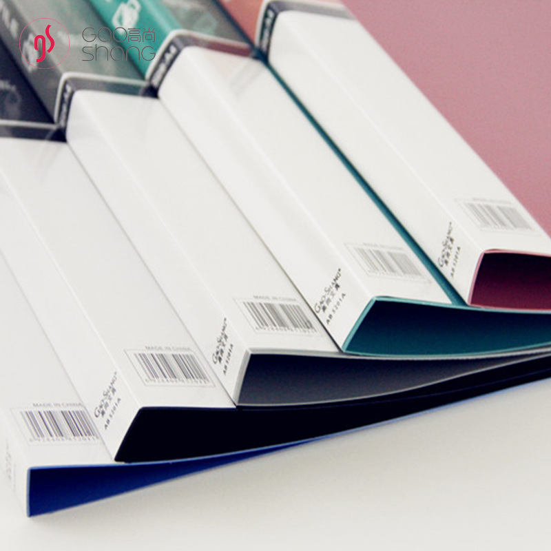 Single and double strong A4 folder, file folder, test paper folder, large-capacity ticket folder, Gao Shang 5201 Specification image