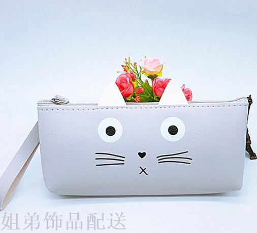 Ten yuan multi-store fashion popular cat ears rabbit ears square pen bag pen holder series details Picture