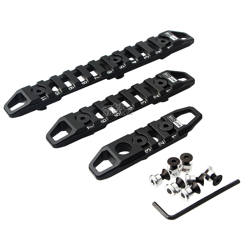 KEYMOD and mlok universal set of hollow three-piece guide rails Specification image