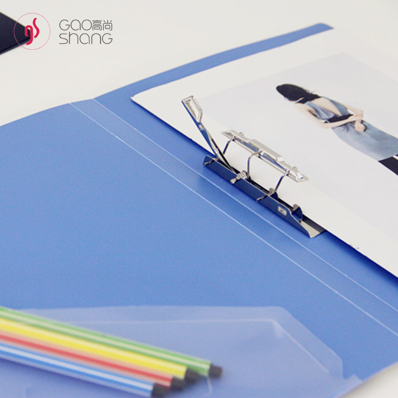 Single and double strong A4 folder, file folder, test paper folder, large-capacity ticket folder, Gao Shang 5201 details Picture