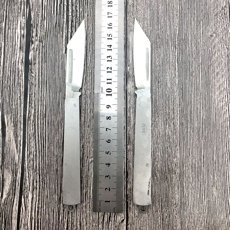 Mini portable stainless steel folding fruit knife box set for two yuan, hot selling knife wholesale at street stalls Specification image