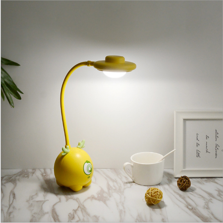 创意萌鹿LED护眼触控台灯儿童卡通学习阅读书灯usb充电床头卧室灯