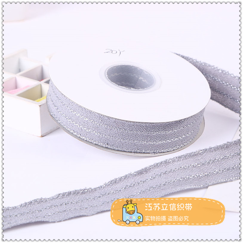 Flower ribbons, cake baking ribbons, birthday gifts, ribbons, silk ribbons, wedding candies, box packaging, red ribbons details Picture