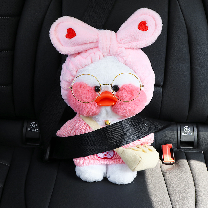 车载竹炭包可爱网红鸭车内去味公仔摆件新车除甲醛车内除味饰品产品图