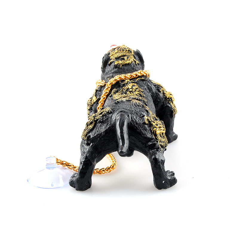 Car ornaments, bully dogs, car-mounted bulldogs, interior decoration, social dogs, high-end and powerful internet-famous small ornaments