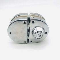 Xiongye brand spherical glass door lock electroplated light chrome