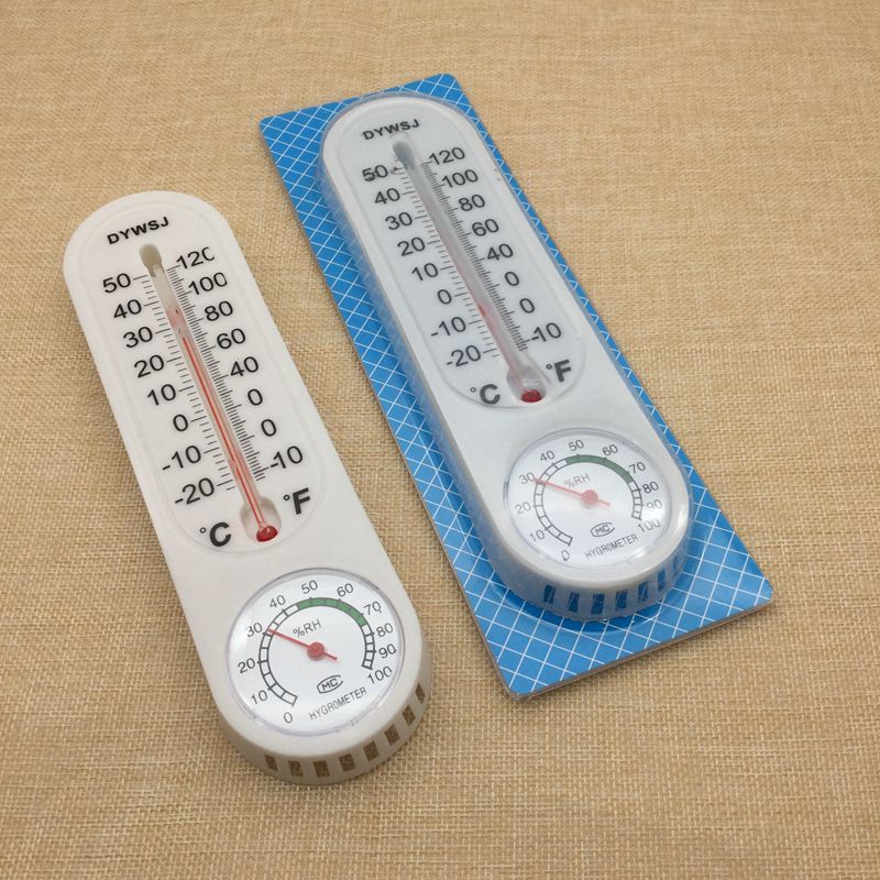 厂家直销可定制 008家用高精度湿度计温度计 婴儿房大棚湿度仓库细节图