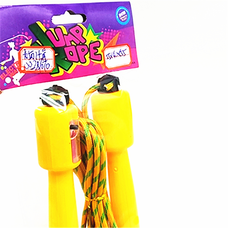 Household electronic counting plastic skipping rope, adult rhythmic sports skipping rope, student sports and fitness skipping rope Specification image