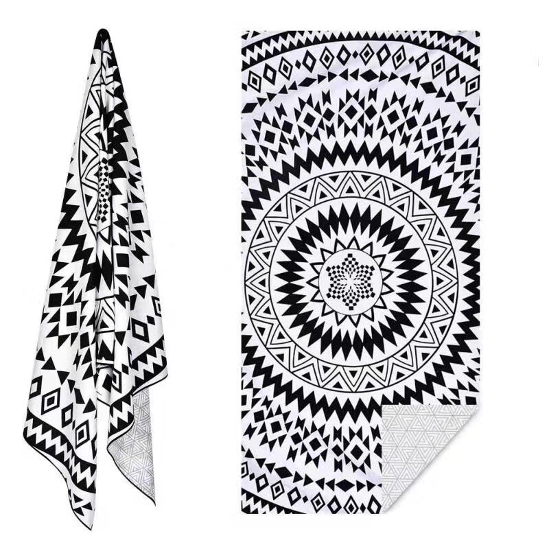 Quick-drying double-sided fleece beach towel details Picture