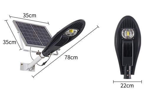 Solar street lamps, street lamps of Baojian Specification image