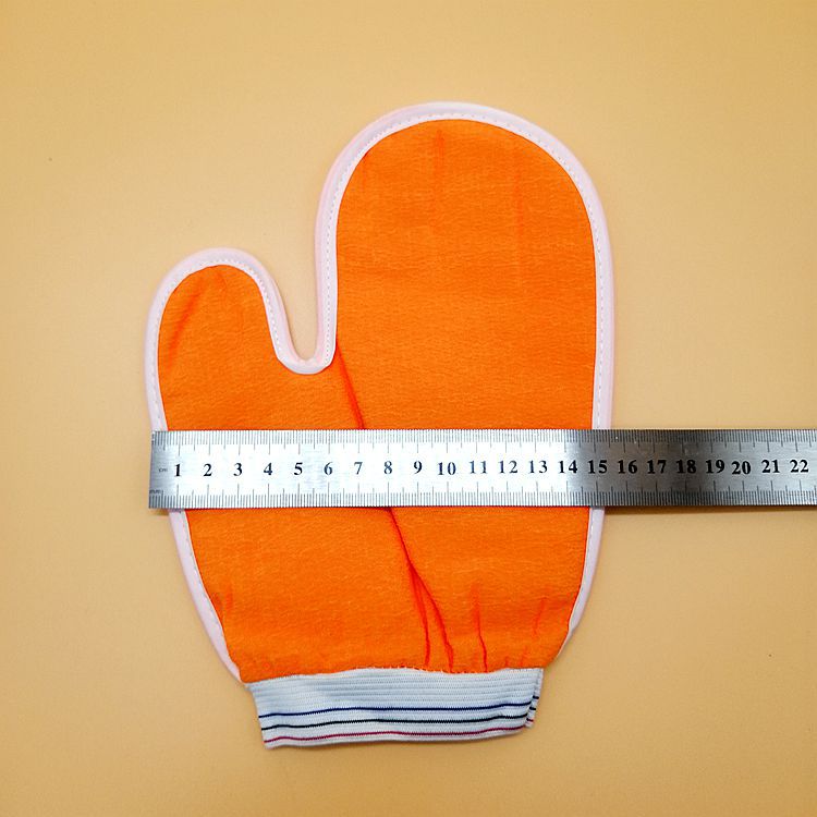 手指搓澡巾 加厚沐浴擦背手套 搓泥搓澡巾洗澡巾 两元店热卖货源细节图