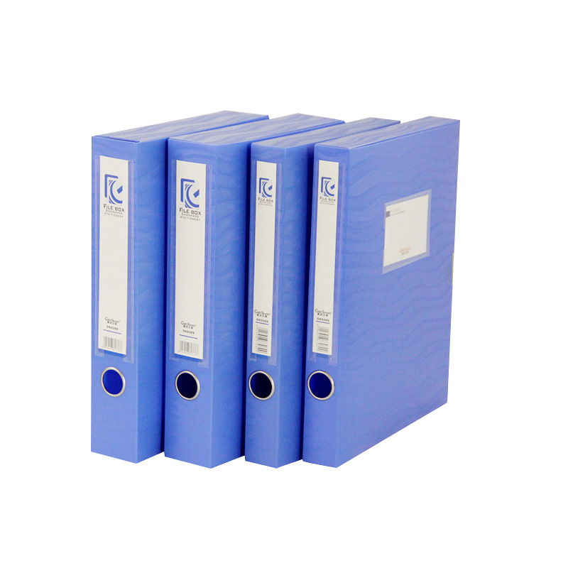 Water ripple multi-specification file box, shockproof and durable test paper box, document box, ticket box, Noble 828S