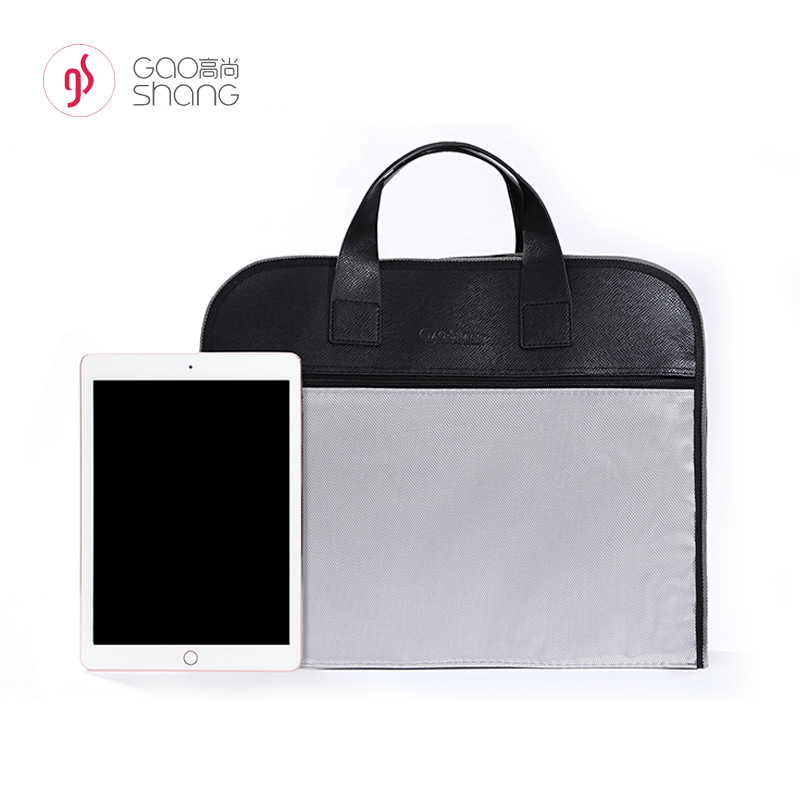Three-dimensional handbag, A4 canvas, office computer, materials, handbag, business bag, high-end 9037 details Picture
