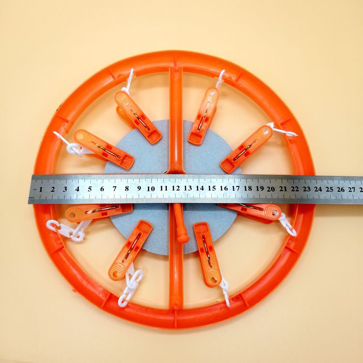 两元圆衣架 彩色 防滑衣架 晾晒 圆形塑料衣架 精品塑料衣架细节图