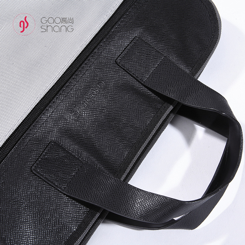 Three-dimensional handbag, A4 canvas, office computer, materials, handbag, business bag, high-end 9037 Application Scenario