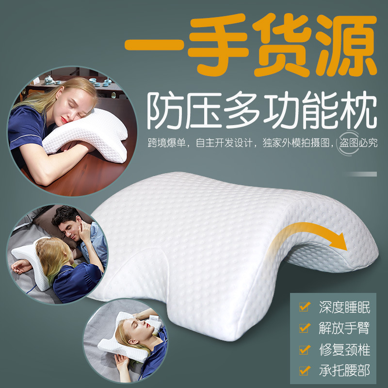 X zero pressure pillow amazon hot style memory pillow pure natural tencel fabric memory sponge pillow