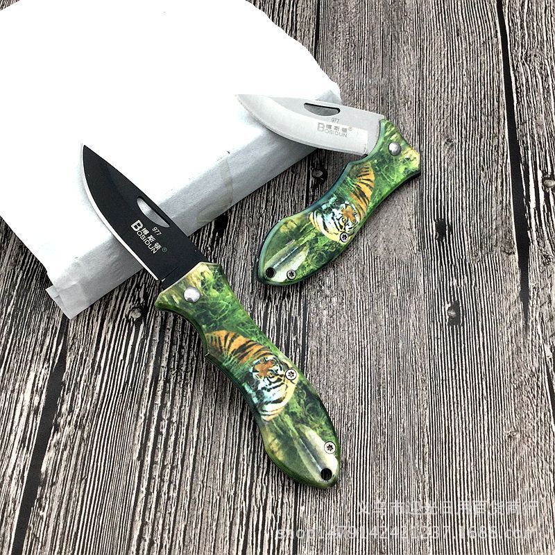 Boston stainless steel folding knife Portable Fruit knife 10-yuan store Multi-dimensional Store Hot Sale wholesale Specification image