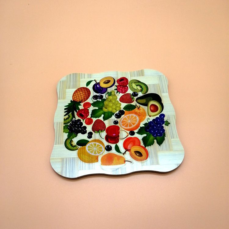 厂家直销 竹质隔热餐桌防滑垫子 家用茶杯碗垫低价批发