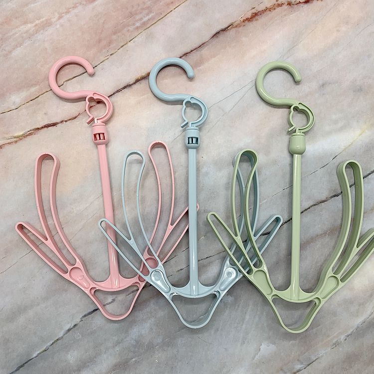 创意防风双钩阳台晒衣架多功能挂鞋子的凉鞋架挂钩 晒鞋子挂鞋子产品图