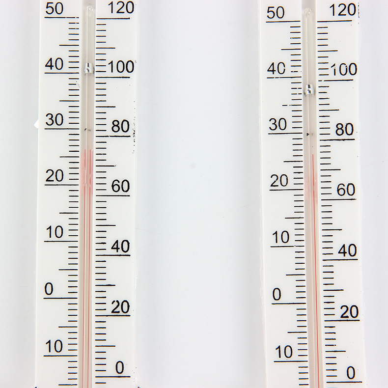 厂家直销创意小题请吉他红水温度计 华氏摄氏水银科学温度测量仪详情图3