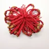 Wholesale of small gifts and promotional items, small gifts, thick red rope woven imitation peach wood small red rope bracelets, one-yuan store Specification image