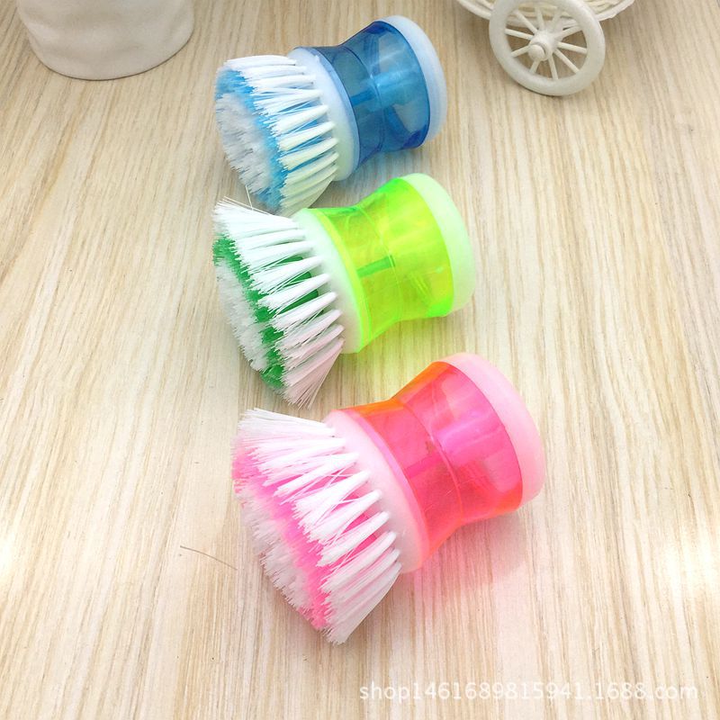 义乌厂家现货供应塑料液压洗锅刷 清洁刷 2元店地摊货源