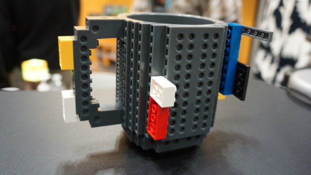 LEGO coffee cup, Mark Portable water cup, LEGO building block cup, creative and personalized assembly cup, DIY assembly cup details Picture
