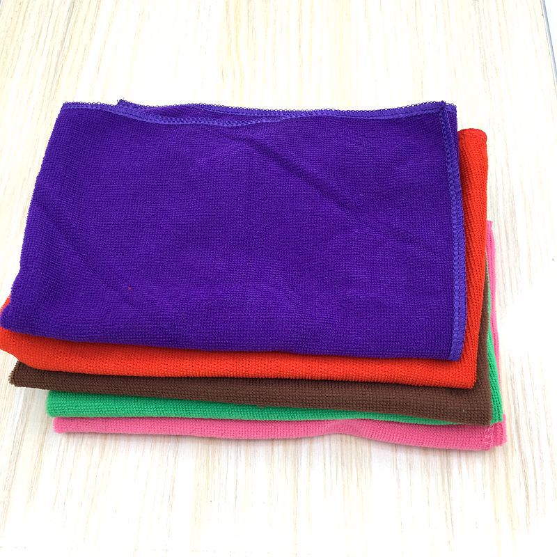 Wholesale of microfiber brushed hand towels, rags and car wipes at 2-yuan store details Picture