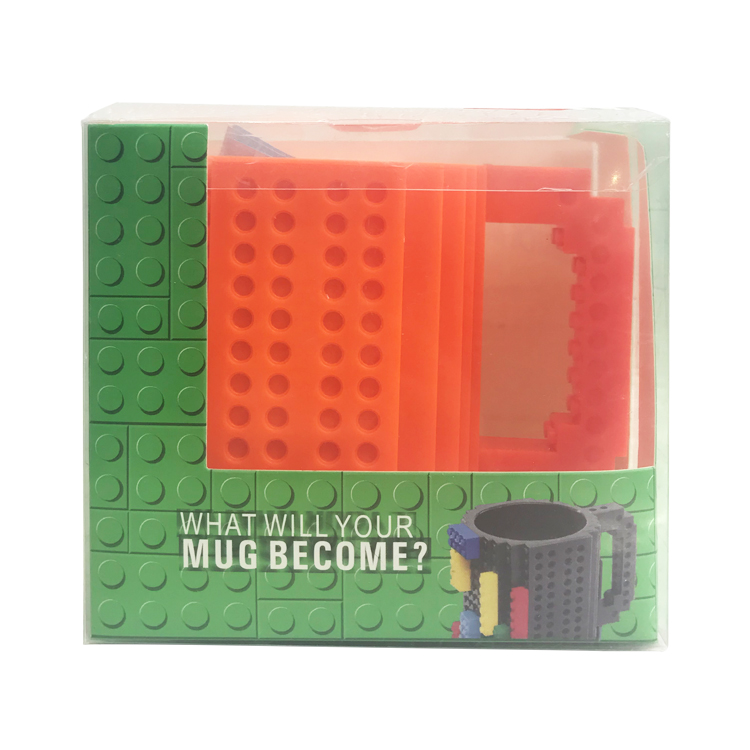 LEGO coffee cup, Mark Portable water cup, LEGO building block cup, creative and personalized assembly cup, DIY assembly cup Item Picture